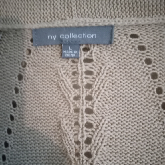 NY Collection Long Cardigan - Picture 3 of 4